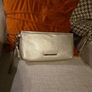 Elegant Brahmin Metallic  Clutch Bag